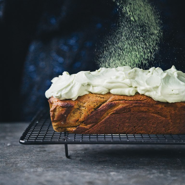 Butternut Pumpkin Bread with Matcha Cream Cheese — Green Kitchen Stories