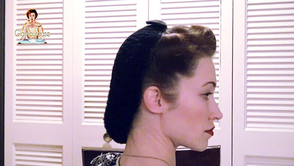 Quick & Easy 1940’s Hair Snood Hairstyle