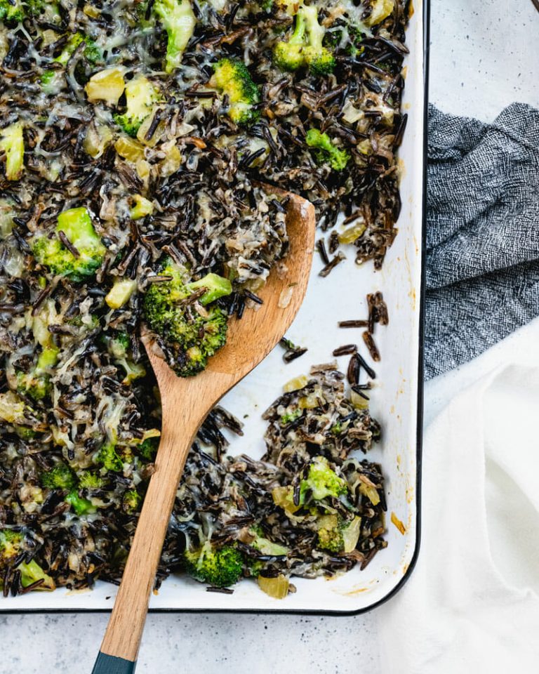 Wild Rice Casserole (Broccoli Cheese!) – A Couple Cooks