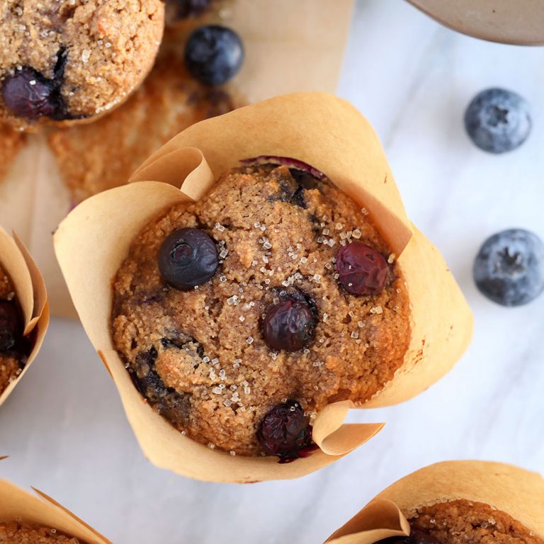 Almond Flour Blueberry Muffins (GF!)