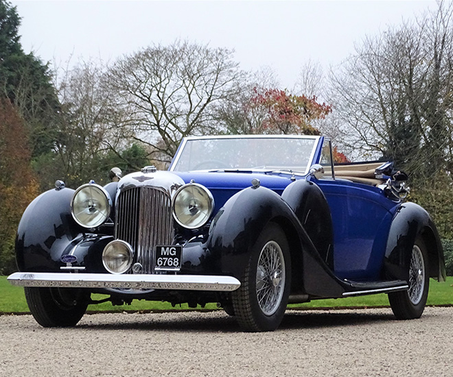 The Illustrious Pre-War 1939 Lagonda V12 Drophead Coupe is Finally For Sale