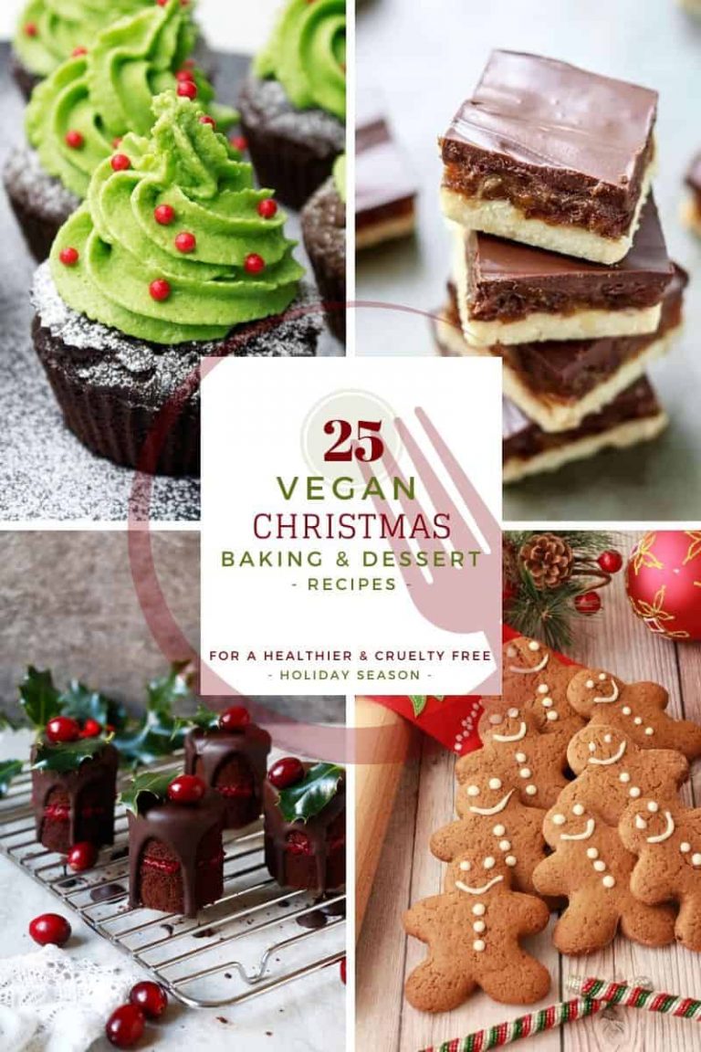 25 Vegan Christmas Baking & Dessert Recipes • The Healthy Foodie