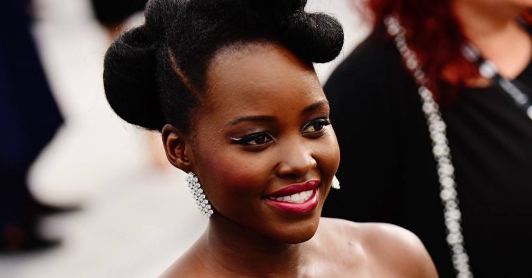 Hairstylists and Makeup Artists Shaping Black Beauty Is Presented on the Red Carpet