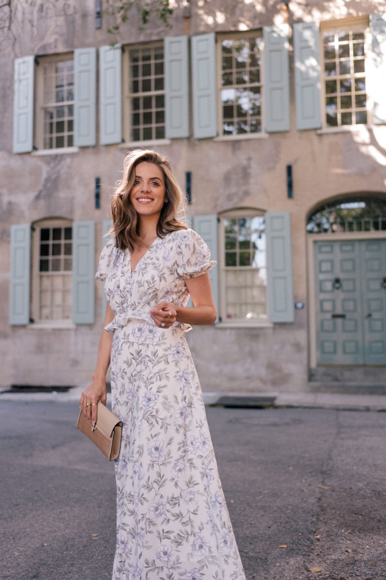 A Romantic Floral Maxi for Spring Occasions