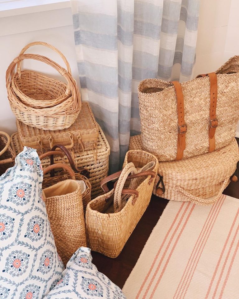 A Collection of Woven Bags