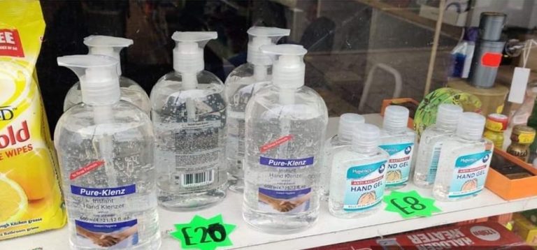 Coronavirus: Shoppers ‘disgusted’ as corner shops inflate the price of hand gel to £20