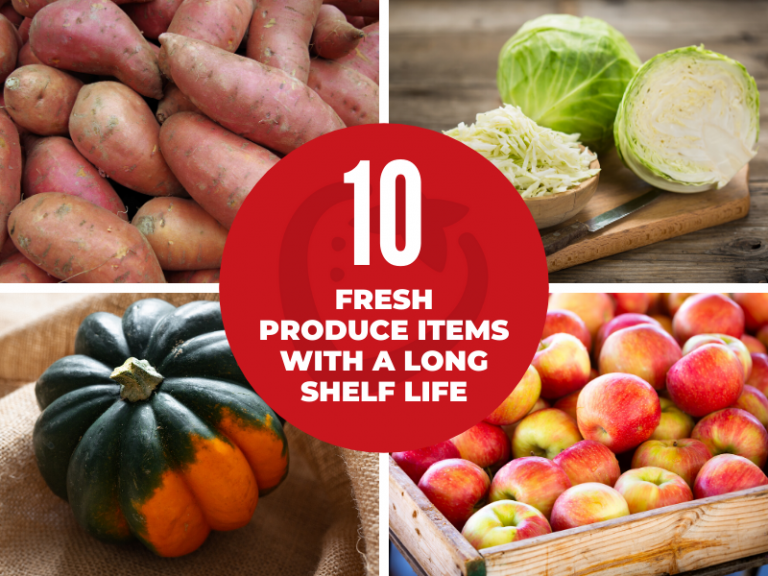 10 Fresh Produce Items with A Long Shelf Life