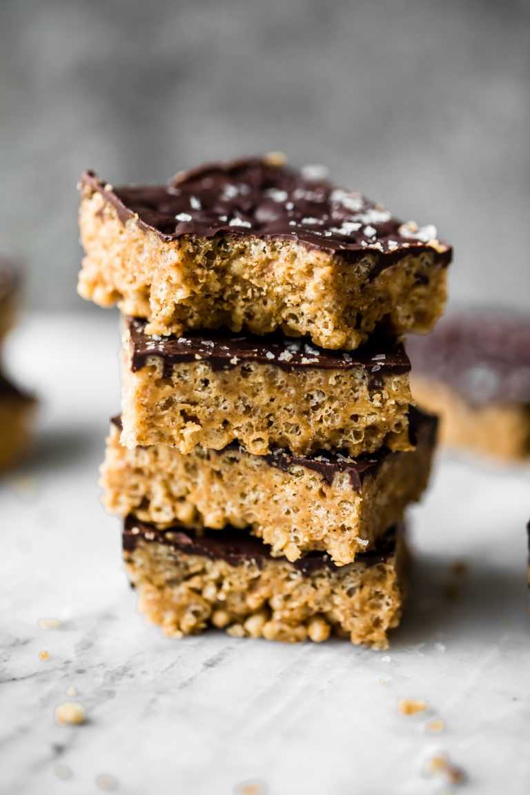 Healthy Peanut Butter Rice Krispie Treats