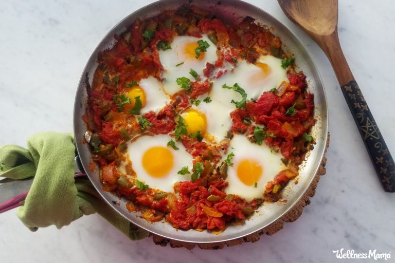 Healthy Shakshuka Eggs Recipe | Wellness Mama