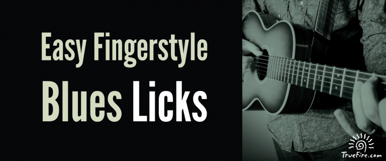 [BLUES] Free beginner fingerstyle licks with tablatures