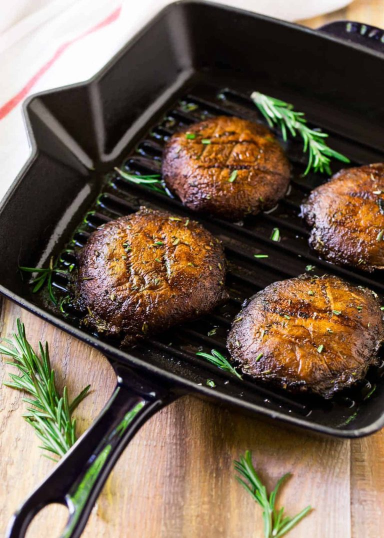 Grilled Portobello Mushrooms {Greatest Easy Marinade!}