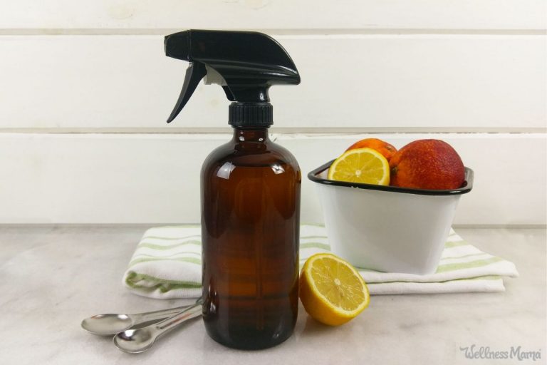 Homemade Disinfectant Spray Recipe | Wellness Mama