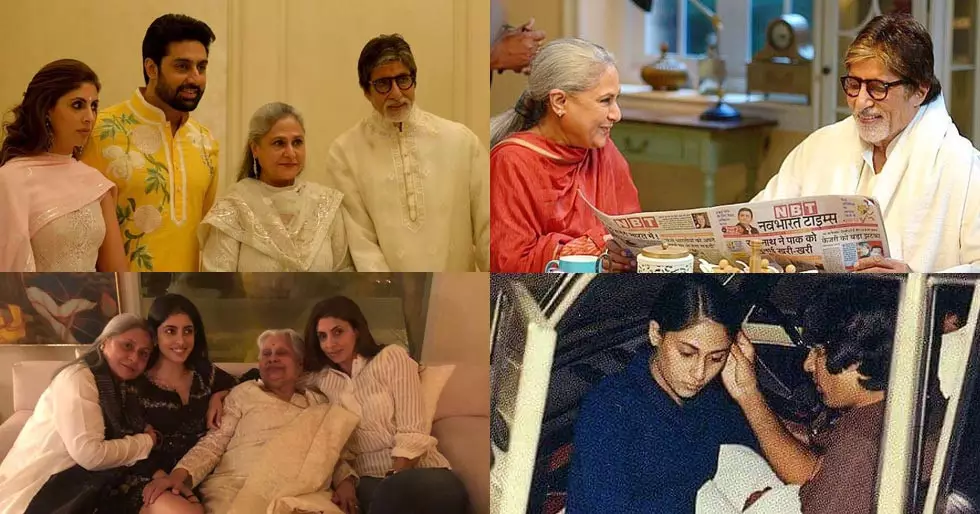 Here are some lovely pictures of Jaya Bachchan with her family