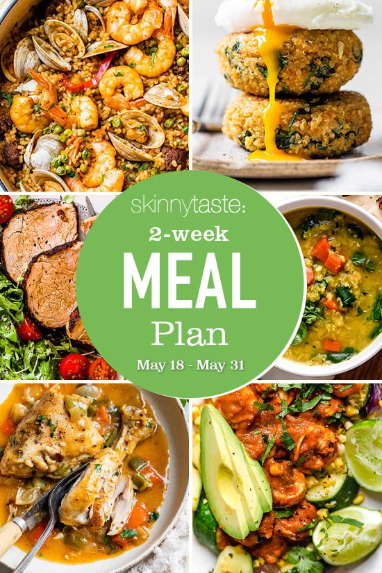 14-Day Healthy Meal Plan (Might 18-31)