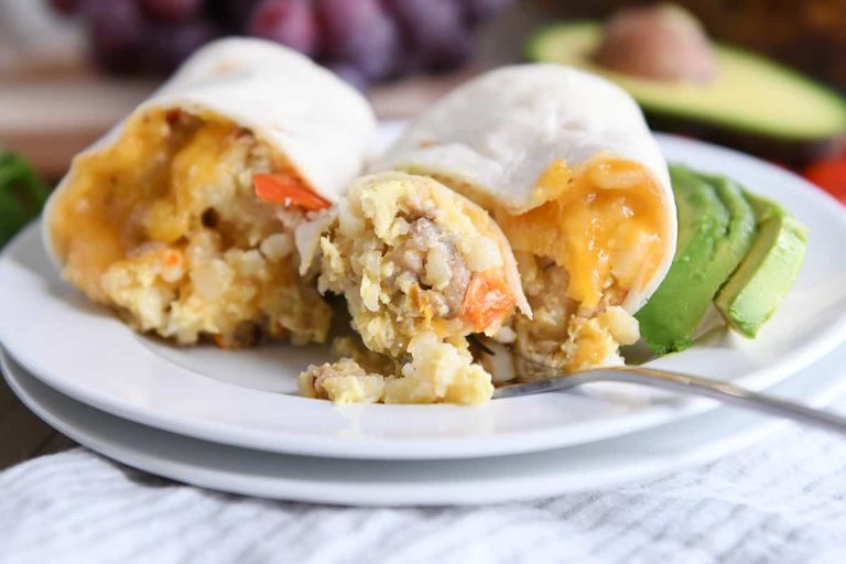 Easy Freezer Breakfast Burritos Recipe