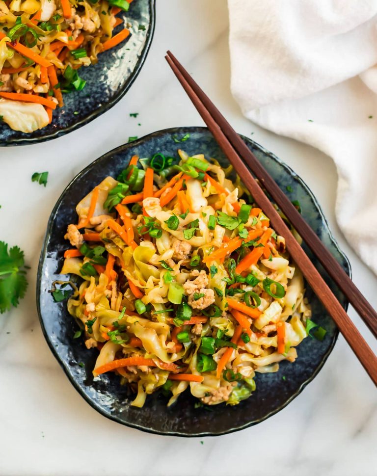 Cabbage Stir Fry {Wholesome Low Carb Recipe} – WellPlated.com