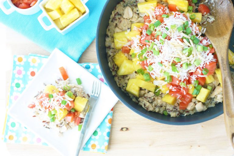 Healthy Hawaiian Haystack Skillet – Super Healthy Kids