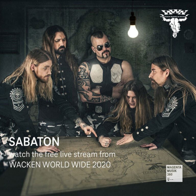 Sabaton Live at The Wacken World Wide August 1st, 2020