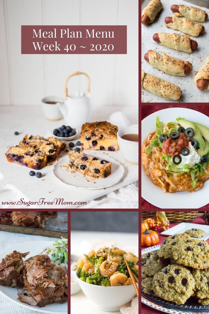 Low-Carb Keto Meal Plan Menu Week 40