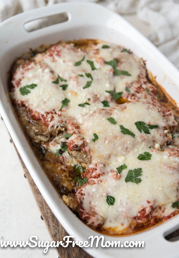 Keto Veal Parmesan (Nut Free, Gluten Free)