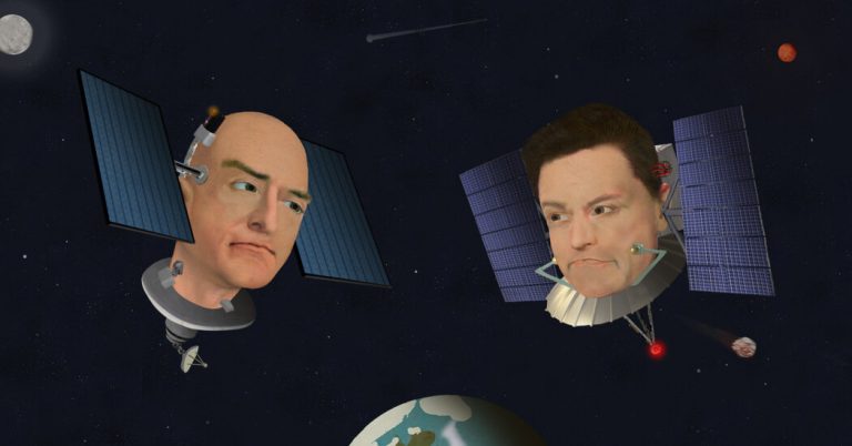 Billionaires Bicker Over Space Toys