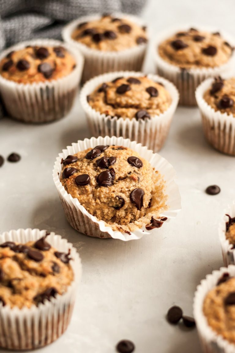 Healthy Gluten Free Banana Muffins (dairy free!)