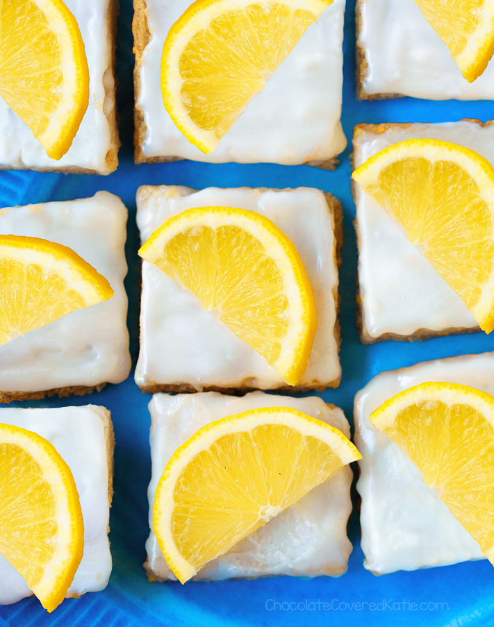 Healthy Lemon Bars – Chocolate Covered Katie