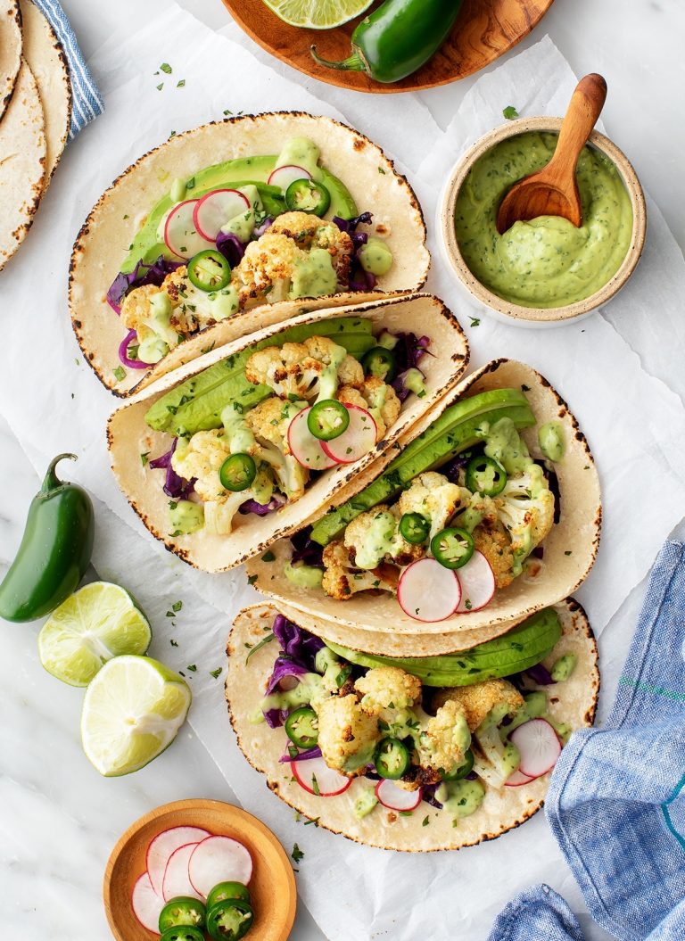 Roasted Cauliflower Tacos Recipe – Love and Lemons