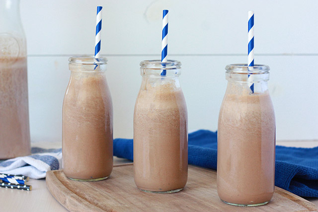 Homemade Chocolate Milk (No Added Sugar!)