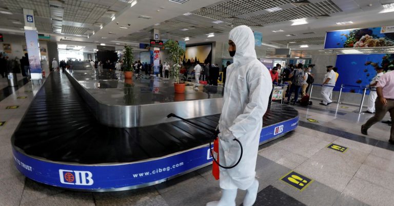 Egypt to test visitors arriving from countries which have a variant strain of coronavirus