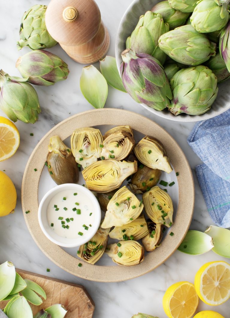 Roasted Artichokes Recipe – Love and Lemons