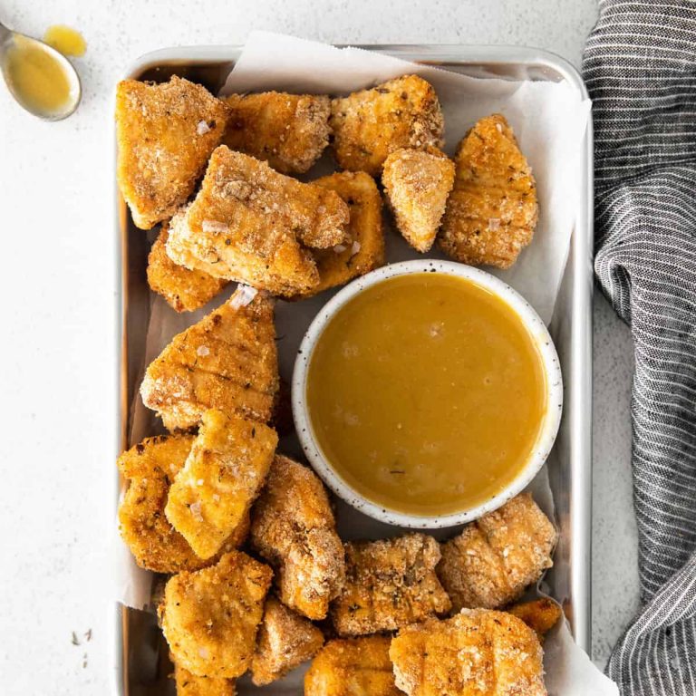 Crispy Homemade Chicken Nuggets (Baked!)