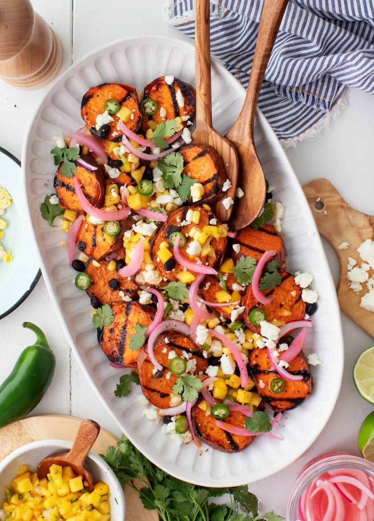 Smoky Sweet Potatoes with Black Beans & Corn Recipe