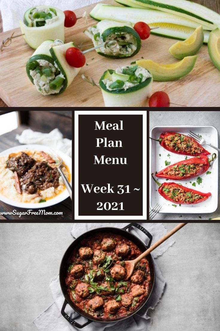 Low-Carb Keto Fasting Meal Plan Menu Week 31