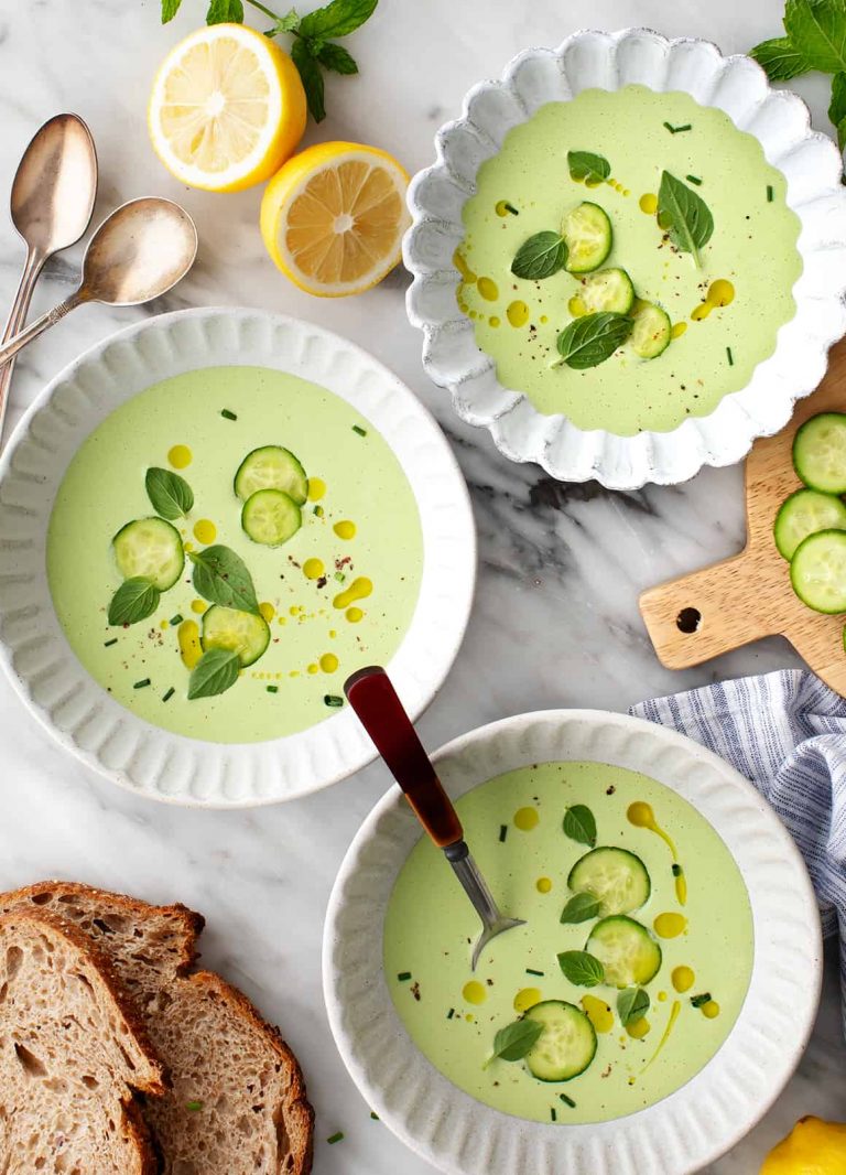 Cold Cucumber Soup Recipe – Love and Lemons