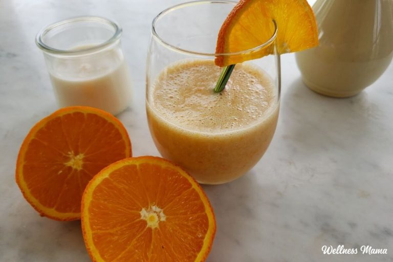 Orange Creamsicle Smoothie Recipe | Wellness Mama