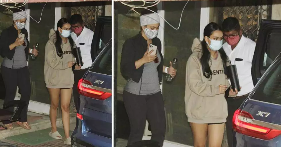 Kajol and daughter Nysa Devgn clicked post their gym session