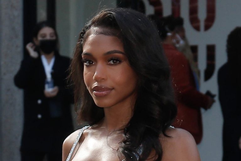 Lori Harvey Dares to Turn a Blazer Into a Dress in Ankle-Wrap Sandals – Footwear News