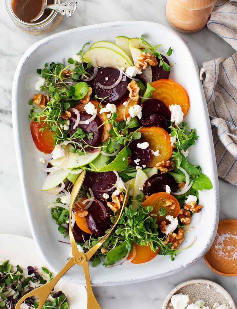 Beet Salad with Goat Cheese and Balsamic Recipe