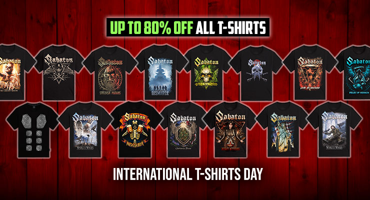 Celebrate International T-shirt day! | Sabaton Official Website