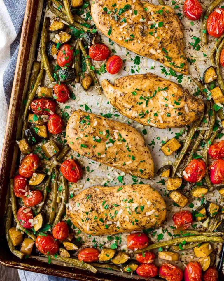 Italian Chicken {Straightforward Sheet Pan Chicken Dinner} – WellPlated.com