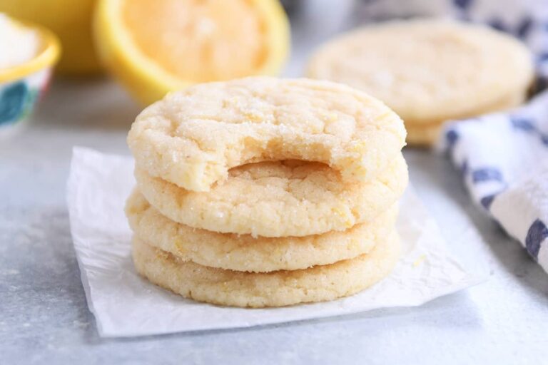 Easy Soft and Chewy Lemon Sugar Cookies