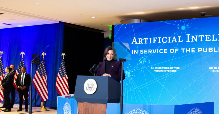 Kamala Harris Warns That ‘Existential Threats’ of AI Are Already Here