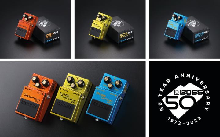 BOSS Announces 50th Anniversary Pedals