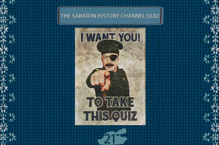 DECEMBER 21 – Take the Sabaton History Quiz 2023!