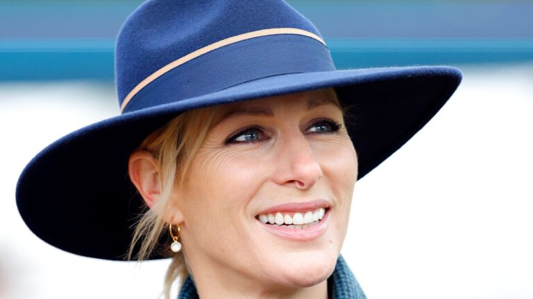 Zara Tindall makes style departure in fitted suit and leather gloves