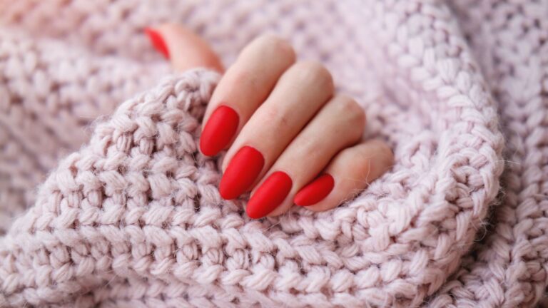 Wearing Red Nail Polish for Love