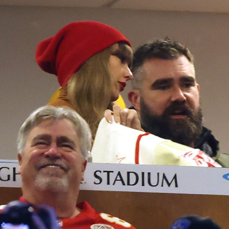 Taylor Swift, Kylie & Jason Kelce Unite to Support Travis Kelce