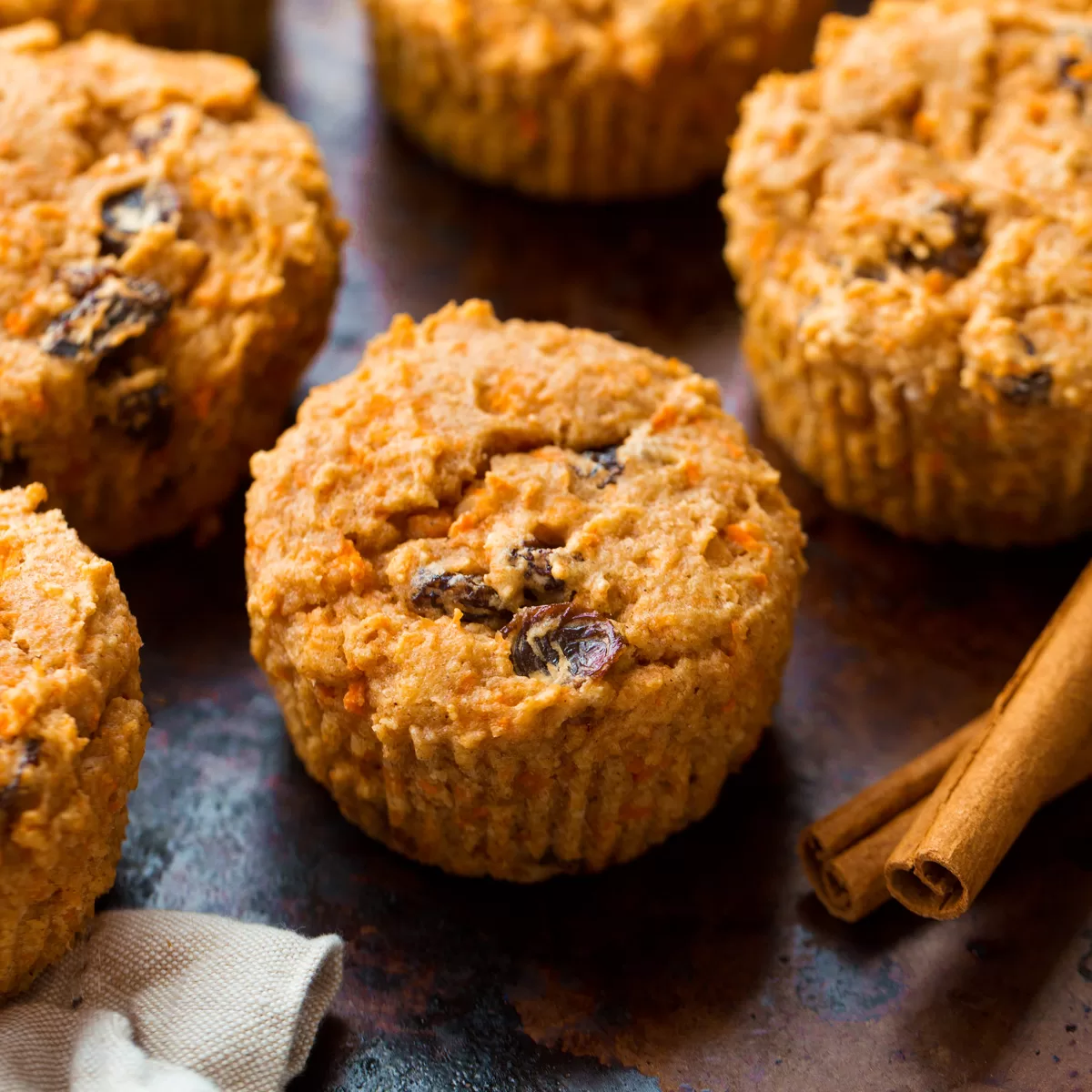 Carrot Cake Muffins – 100 Calories Every!