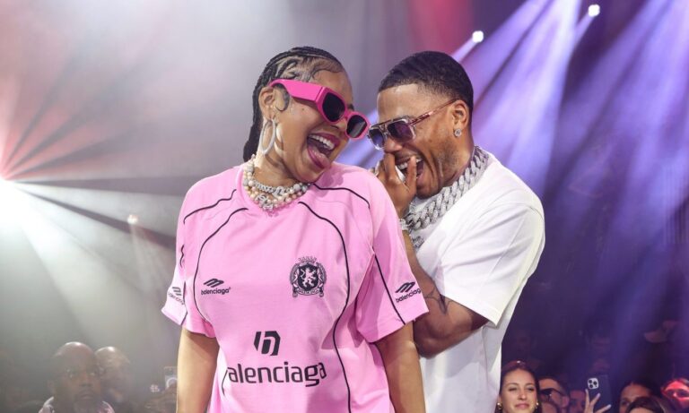 A Kii! Watch Ashanti React To Nelly Losing His Tooth In Las Vegas